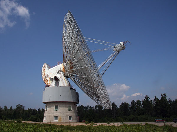 Algonquin Radio Telescope at Lake Travers in Algonquin Park