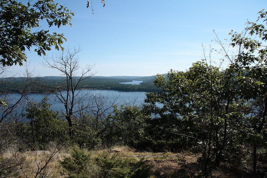 Atop the big hill across from Achray on Grand Lake in Algonquin Park