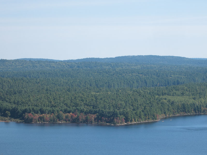Atop the big hill across from Achray on Grand Lake in Algonquin Park