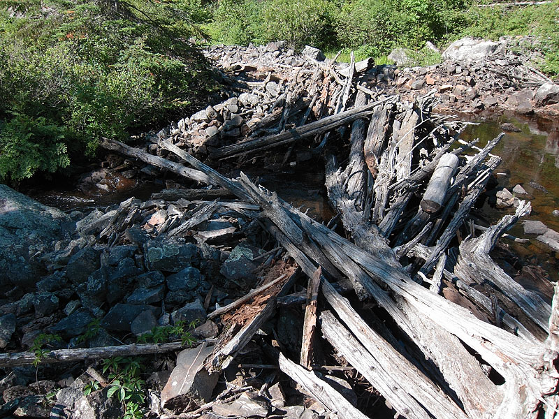 Stone Chute on Carcajou Creek in Algonquin Park