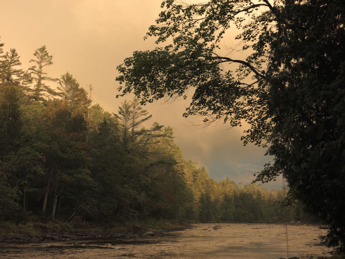 Upstream of Crooked Chute on Petawawa River in Algonquin Park