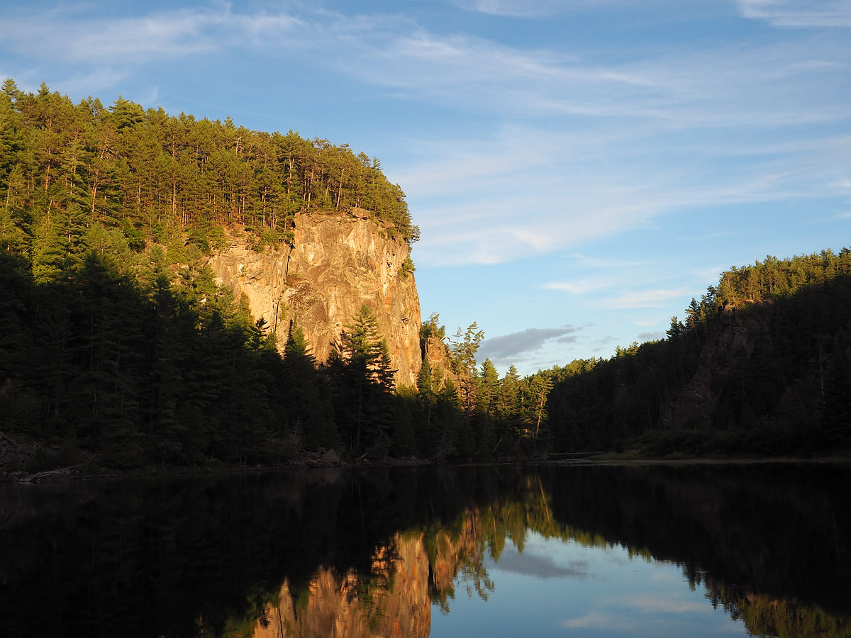 The Natch at sunset on the Petawawa River in Algonquin Park