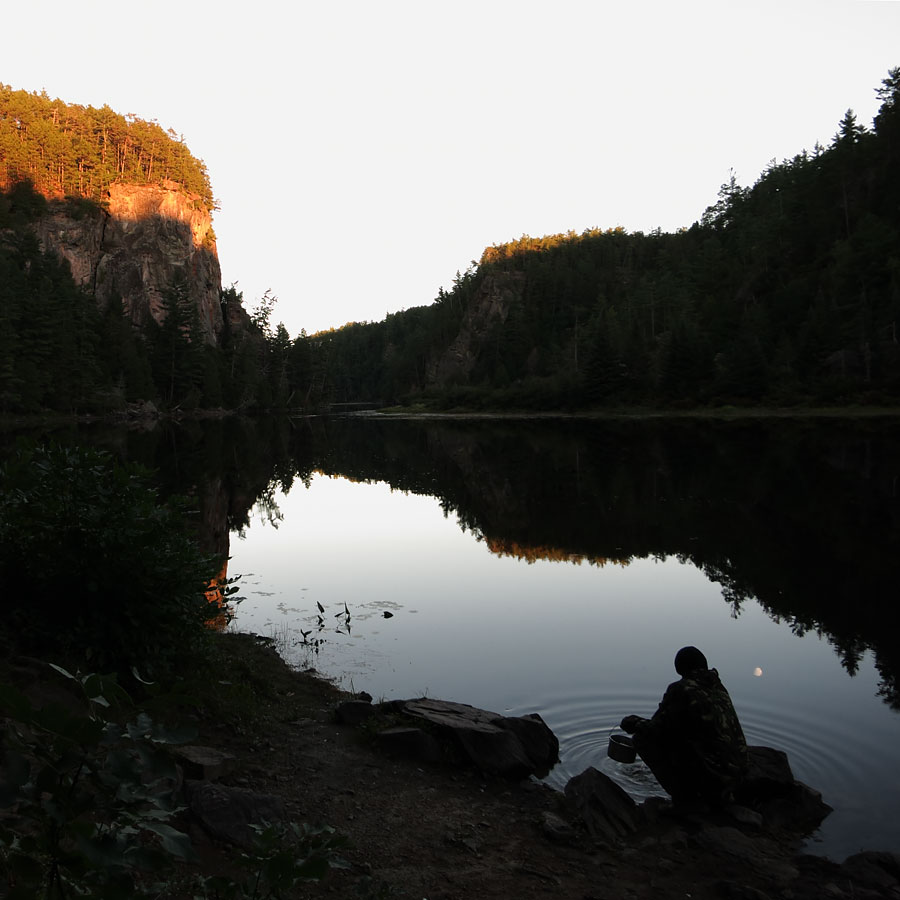 The Natch at sunset on the Petawawa River in Algonquin Park
