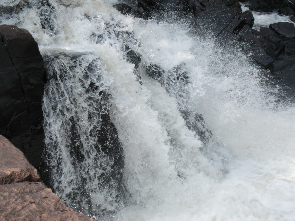 waterfalls on Petawawa River above Cedar Lake in Algonquin Park