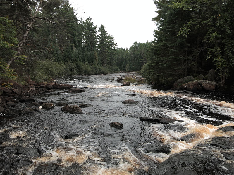 Rolling Dam on Nipissing River in Algonquin Park