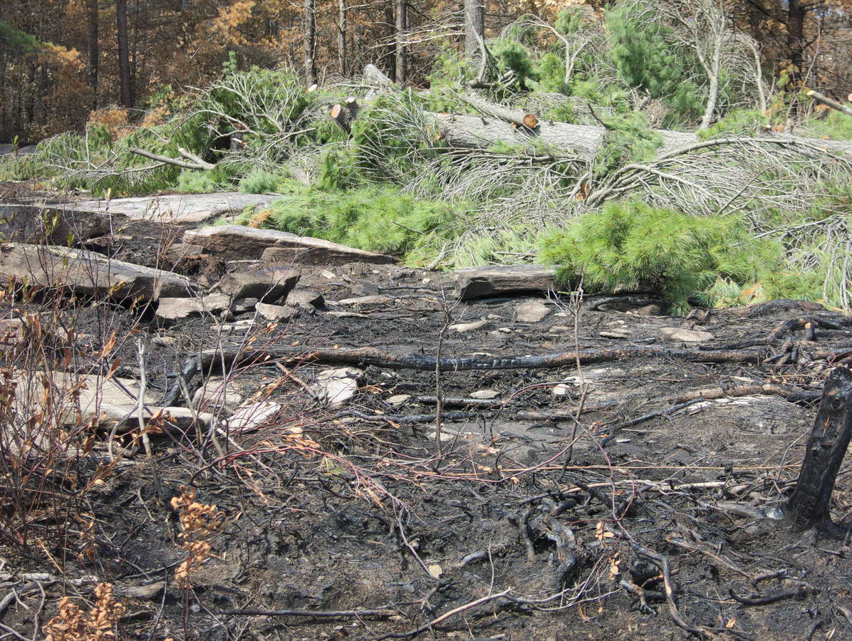 forest fire on High Falls Lake 2019 Aug 18