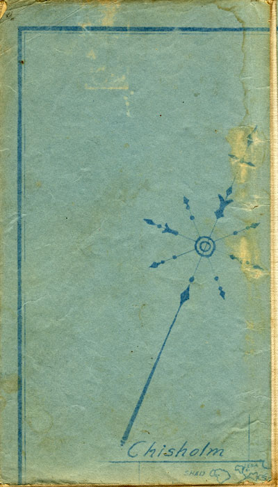 segment of 1908 Map of Algonquin Park by W.D.M. Bell, M.D.
