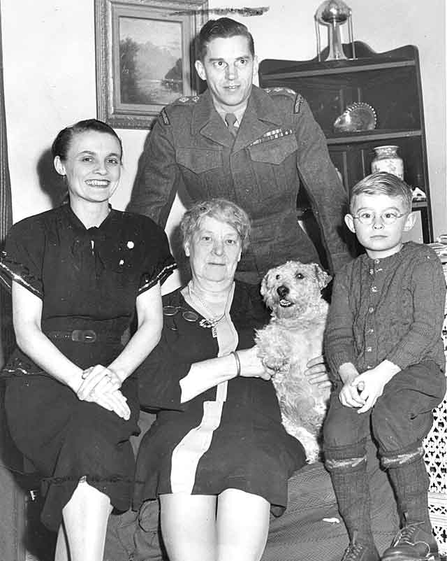 George Eldon McElroy Jr. and Family:
	Florence MacDougall, Frances Rose McElroy, Robert George Charles McElroy