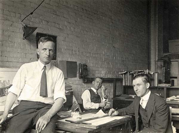 George Eldon McElroy Sr. at work in Detroit