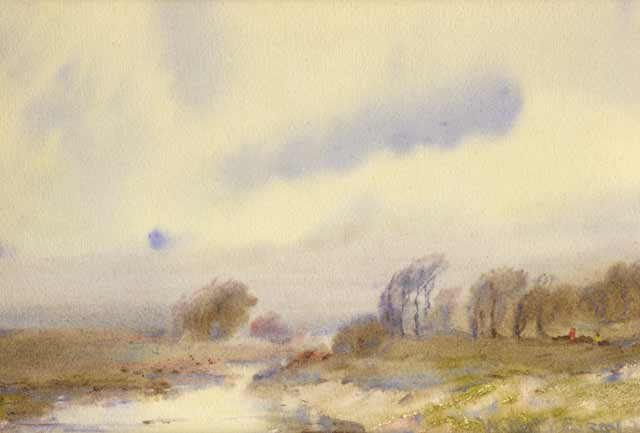 a watercolour painting by William Maurice Merrick McElroy