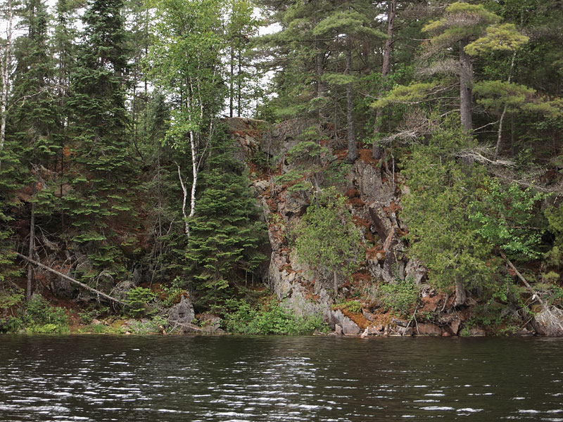 The Mink Lake Sill between Mink Lake and Cauchon Lake in Algonquin Park