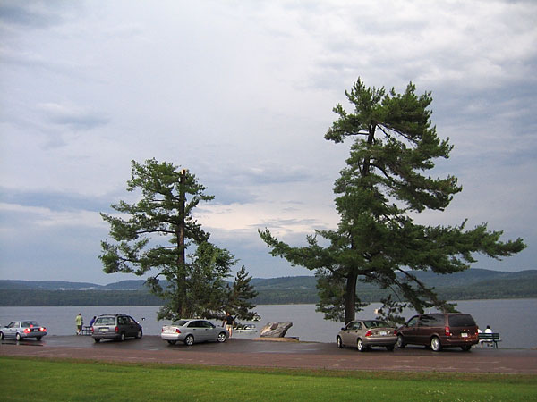 Storm damage at Centennial Rock along the Deep River Waterfront