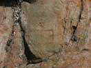 pictograph at Grand Lake in Algonquin Park