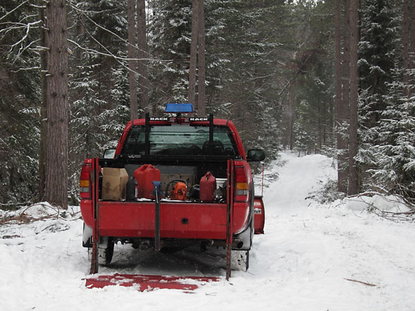 Logger's Truck in the Petawawa Research Forest