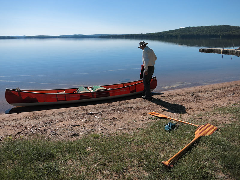 Calm day on Cedar Lake in Algonquin Park