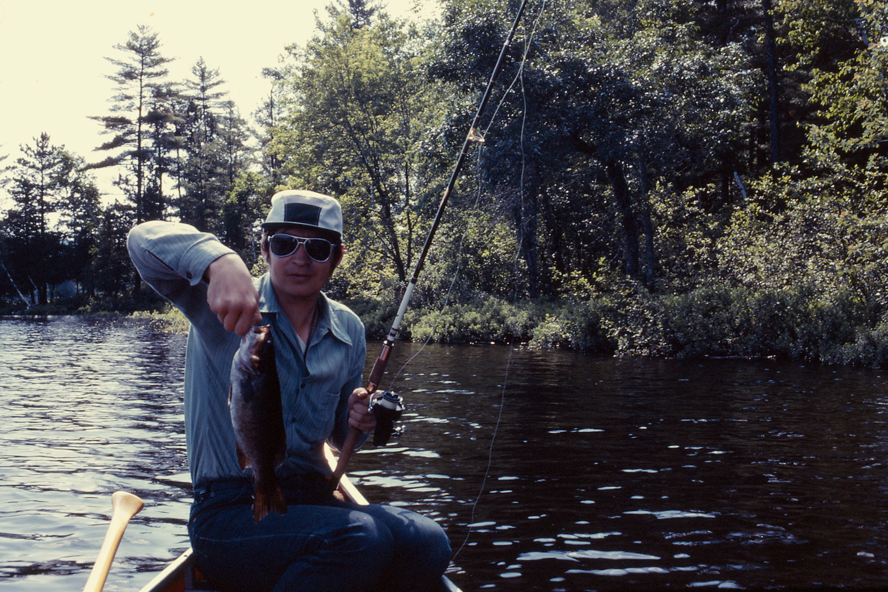 canoe trip  Whitson Lake  1973 July 0106
