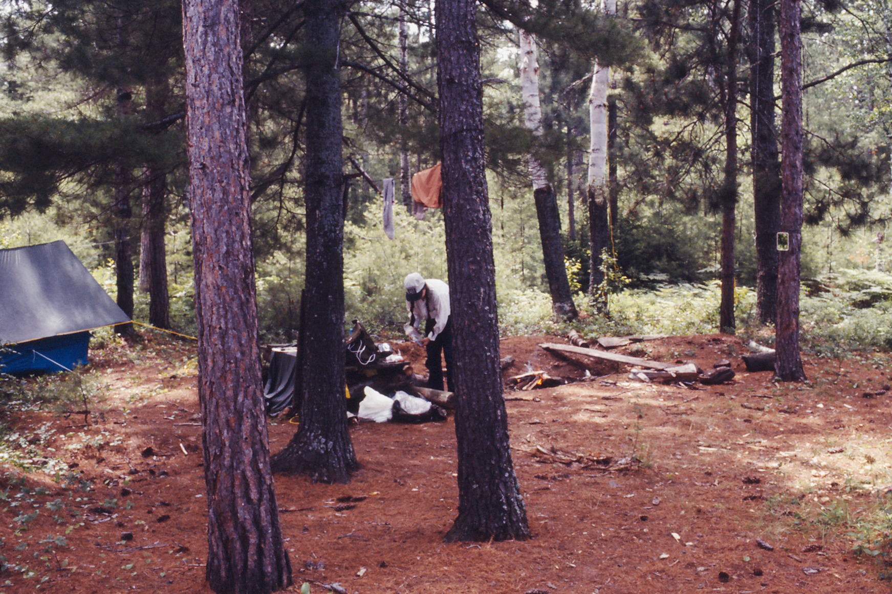 canoe trip  Whitson Lake  1973 July 0106