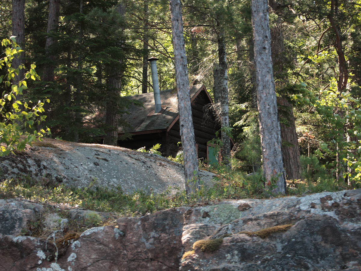 Cabin on Cauchon Lake in Algonquin Park