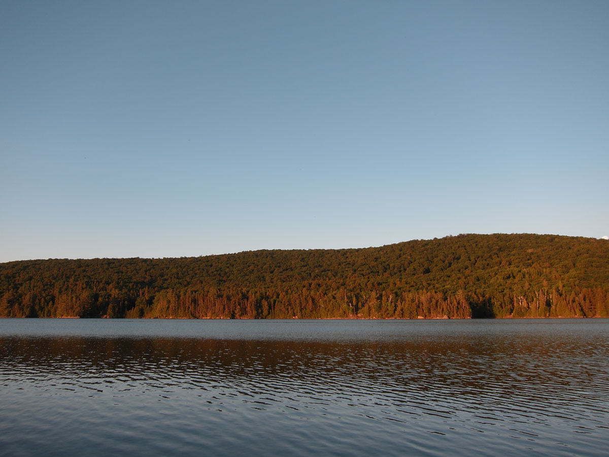 Sunrise on Cedar Lake in Algonquin Park