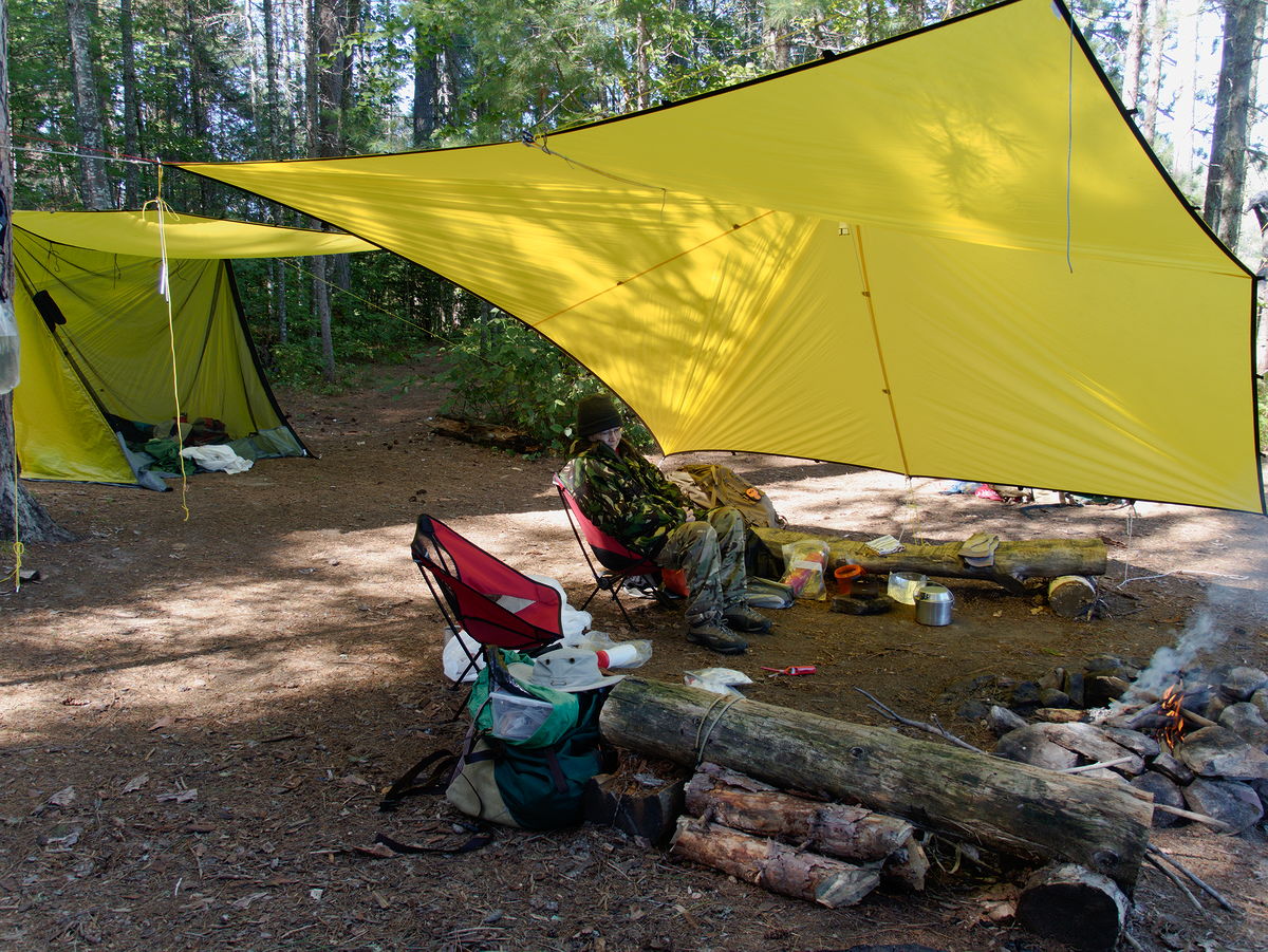 Camping on Whitson Lake in Algonquin Park