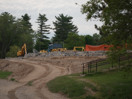 from a photo gallery showing the evolution of the deep river waterfront with particular emphasis on the reconstruction of centennial terrace in the summer of 2010