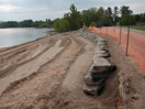 from a photo gallery showing the evolution of the deep river waterfront with particular emphasis on the reconstruction of centennial terrace in the summer of 2010