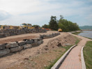 from a photo gallery showing the evolution of the deep river waterfront with particular emphasis on the reconstruction of centennial terrace in the summer of 2010