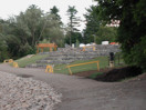 from a photo gallery showing the evolution of the deep river waterfront with particular emphasis on the reconstruction of centennial terrace in the summer of 2010