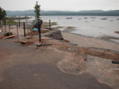 from a photo gallery showing the evolution of the deep river waterfront with particular emphasis on the reconstruction of centennial terrace in the summer of 2010