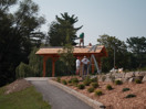 from a photo gallery showing the evolution of the deep river waterfront with particular emphasis on the reconstruction of centennial terrace in the summer of 2010
