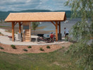 from a photo gallery showing the evolution of the deep river waterfront with particular emphasis on the reconstruction of centennial terrace in the summer of 2010