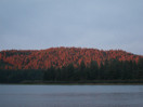 sunset on Lake Travers in Algonquin Park