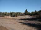 from a gallery of photos documenting the damage to the blackfox portgae trail from its reconstruction as a dogsled trail in the fall of 2011