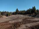from a gallery of photos documenting the damage to the blackfox portgae trail from its reconstruction as a dogsled trail in the fall of 2011