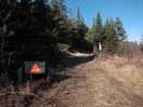 from a gallery of photos documenting the damage to the blackfox portgae trail from its reconstruction as a dogsled trail in the fall of 2011