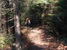 from a gallery of photos documenting the damage to the blackfox portgae trail from its reconstruction as a dogsled trail in the fall of 2011