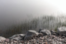 Misty Fall morning along the Deep River Waterfront