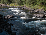 from a photo gallery documenting a solo canoe trip from brent to catfish lake in algonquin park
