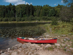 from a photo gallery documenting a solo canoe trip from brent to catfish lake in algonquin park
