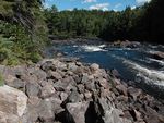 from a photo gallery documenting a solo canoe trip from brent to catfish lake in algonquin park