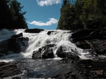 old timber slide on the Petawawa River above Cedar Lake in Algonquin Park