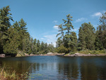 top of Stacks Rapids on the Petawawa River in Algonquin Park