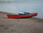 the beach at Brent on Cedar Lake in Algonquin Park