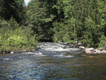 Outflow of Laurel Lake into Aura Lee Lake in Algonquin Park