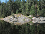 campsite on Little Cauchon Lake in Algonquin Park