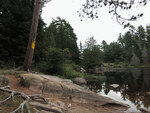 Top of Stacks Rapids portage on Petawawa River in Algonquin Park