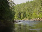 Bottom of  Big Thompson Rapids on Petawawa River in Algonquin Park