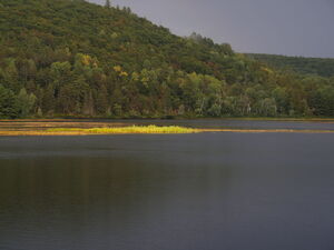 Clearing after the thunderstorm on Whitson Lake