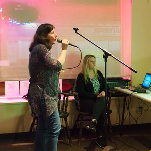 Karaoke at Long Shots Sports Cafe in Deep River  20230218