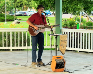Mark Audet performs at the Pembroke Waterfront Amphitheatre  20230712
